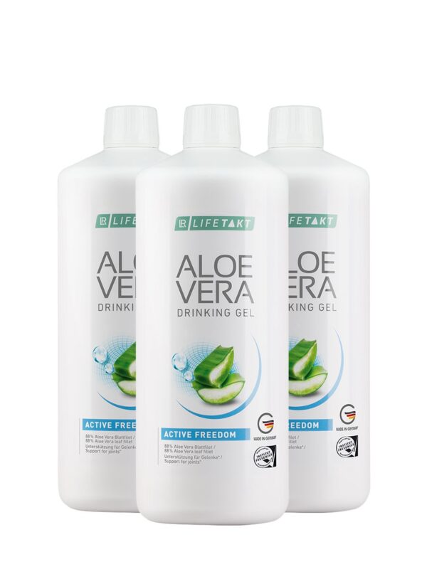 Aloe Vera Drinking Gel Active Freedom en set de 3